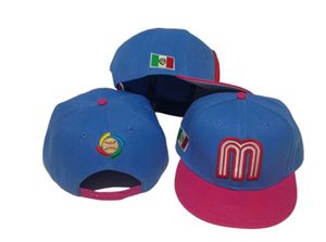 Marca mais recente México M Carta Snapback Hip Hop Gorras Adulto Chapéus Ajustáveis para Homens Mulheres Bonés de Beisebol S-5