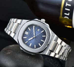 Luxurys Wristwatches Watches Men's Watches الكلاسيكية PP 5711 WRISTWATCHE حركة الكوارتز من الدرجة العلوية مراقبة تاريخ U1 معصم الرجال سيدة الساعات مونتر دي لوكس