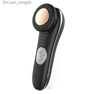 Skönhetsutrustning Konstant 45 graders varm temperatur Face Massage Care Beauty Machine Multifunktionell vibration Ansikt Rengöring Massageringsanordning Q230916