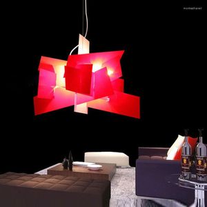 Hängslampor 65/90 cm akryl Big Bang Light Fixture Modern nordisk hängande lampa Luster Avize Luminaria Design Matbord vardagsrum