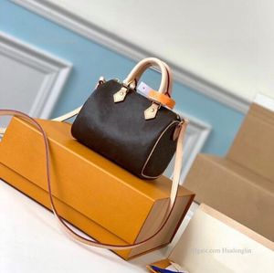 Kostenloser Versand hochwertige Designer-Tasche Damen Handtasche Umhängetaschen Geldbörse Damen mit Buchstaben Blumen Seriennummer