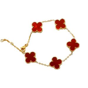 Back Four Leaf Clover Necklace Designer Jewelry Set Pendant Necklaces Bracelet Stud Earring Gold Silver