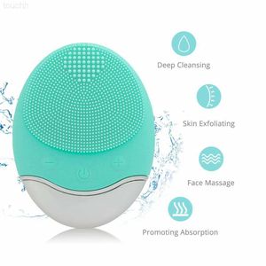 Elektriska ansiktskrubber Multifunktionsanordningar för skönhetsögon Electric Face Cleansing Brush Hud Cleaning Device Remover-Imperfictions Care Device. Hud L230920