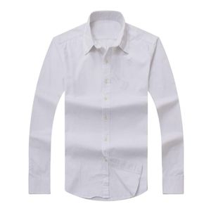 Moda-Camisa de manga comprida Camisa de algodão masculina polo casual sólida regular fit camisas masculinas moda 294A