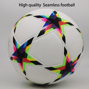 Bolas de futebol profissional tamanho oficial 5 tamanho 4 pu sem costura grama ao ar livre treinamento de futebol jogo bola de futebol 230915