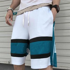 Nytt brevtryck basketboll herrar design shorts tidvatten gata slitage hip hop män joggar lös djur shorts för män178b