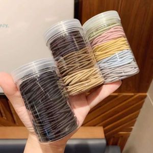 100pcs /jar dziewczęta elastyczna lina włosów Braider małe gumki pobywek kucyk dzieci dzieci scrunchie włosy krawat włosy akcesoria