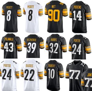 Troy Polamalu Hines Station Jerome Bettis Franco Harris Justin Fields Russell Wilson Joey Porter Jr. T.J.Watt George Pickens Patrick Queen Najee Harris Football Trikot