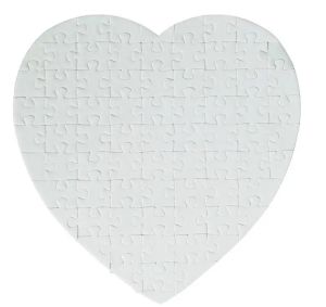 Sublimazione Puzzle in bianco Cuore Amore Forma Spazi vuoti Sublimazione Puzzle Stampa a trasferimento a caldo Consumabili Giocattoli per bambini Regali Puzzle En Blanco Para Sublimacion