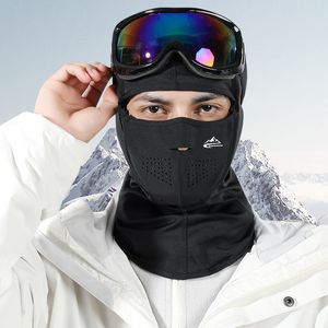 Ciclismo Caps Máscaras Outono Inverno Máscara de Esqui Proteção Facial À Prova de Vento Máscaras de Snowboard Ímã Adsorção Respirável Quente Neve Capa Máscara 230915