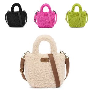Designer bag UG autumn and winter new design of women accessories lamb velvet candy color shoulder bag crossbody bag sweet all match handbag
