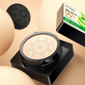 Bioaoua Aloe BB Cream Foundation Mushroom Cushion Beauty Cream Natural Concealer Foundation Liquid Foundation Makeup for Face