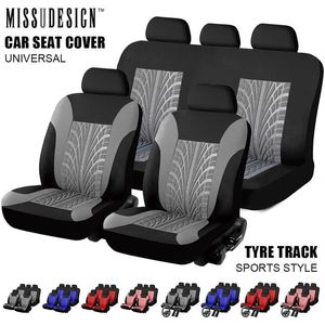 Universal Fashion Styling Full set and 2 front seats Car Seat Covers Protector Auto Interior Accessories Automobile197f