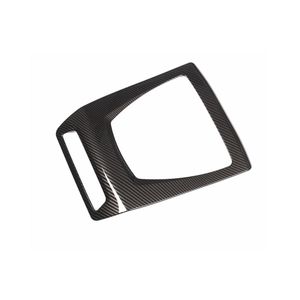 Decorazione della cornice della luce di lettura del tetto dell'auto in stile fibra di carbonio per BMW X3 F25 X4 F26 2014-17 ABS Interno della cupola della lampada Trim Decals227S