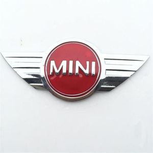 Mini Cooper182E için 3D Araba Ön Bonnet Hood Metal Sticker Arka Gövde Amblemi