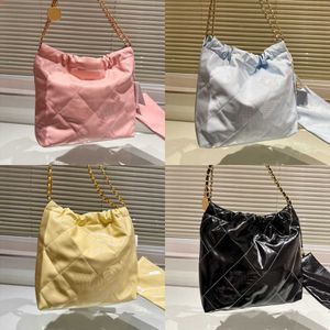 Espelho Qualidade Drawstring Saco de Lixo Mulheres Designer Cadeia Bucket Bolsa de Ombro Luxurys Bolsas Real Couro Sacos de Ombro Couro Crossbody Bolsas 230915