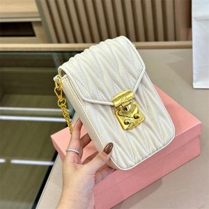 2023 Crossbody Bag Matelasse Mobile Phone Bag Design Trend Trend Design Luxury Counder Counter SPARET STALET CROSSBODY BAG LEATHY SIM V7IZ#