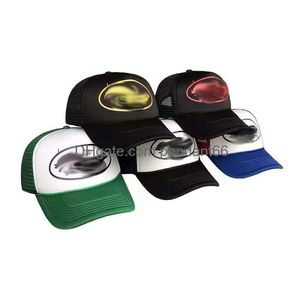 Ball Caps Trucker Hat 22ss American Fashion Truck Cap Casual Printed Baseball Drop Delivery Dhq7s