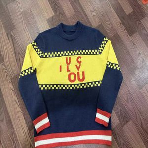 Erkek ve Kadın Tasarımcı Kazak Mektupları Serin Jumper Erkekler Hoodie Uzun Kollu Sweatshirt İşlemeli Örgü Kış M-3XL Z20