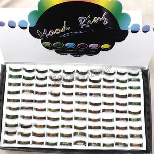 Fashion Mood Rings 100pcs Mix Size MOOD Ring Changes Color From Temperature241A