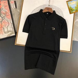 2023DESIGNER STRIPE POLO SHIRT TシャツヘビポロスビーフローラルメンズハイストリートファッションホースポロラグジュアリーTシャツ。M-4XL