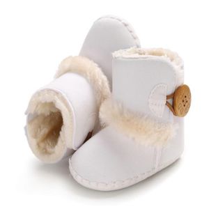 Autumn Winter Designer Spädbarnstövlar Småbarn Girls Boys Boots Inomhus Non-halk Soft Bottom Crib Shoes Home Tisters Nyfödda Baby First Walkers