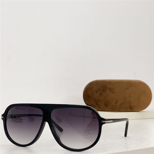 Nya modedesignpilot solglasögon 0998 Acetatram Enkel och populär stil mångsidig utomhus UV400 -skyddsglasögon