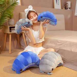 Creative Kawaii Insect Plush Doll Docks Lying Worm Plush Toy Watermelon Tidal Insect Bug Plush Pillow Pulow Pudow Pillow