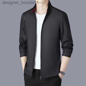 Men's Hoodies Sweatshirts Special Offer Men's Jacket 2022 Autumn Winter New Style Middle-Aged Stand-Up Collar Dad Wear Lapel Business Casual Top L230916