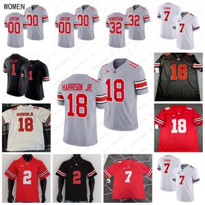 Eddie George Maglia personalizzata Ohio State Buckeyes Maglia da calcio Jack Tatum J.T Barrett TERRY MCLAURIN Ryan Shazier Cardale Jones Denzel Ward Sam Hubbard Dante Booker