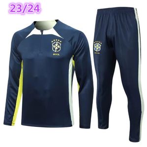 2023 2024 Brasil Adulto Tracksuit Soccer Jersey G.JESUS COUTINHO Brasil Camiseta de Futbol RIHARLISON 22 23 24 Brasil Camisa de Futebol Maillot Kit Training Terno