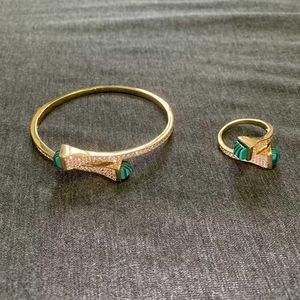 2021 marca pura prata esterlina 925 jóias para mulheres pirâmide pulseira anéis conjunto de jóias natural pedra preciosa ouro pulseira anel set216v