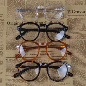 Miltzen Glasses Frame Clear Lense Johnny Depp Glasses Myopia glasögon Retro Oculos de Grau Men and Women Myopia glasögon ram269d