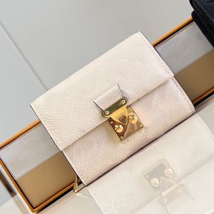 Portafoglio di moda per la borsa di design di lusso per donne Piccola borsa offre una tasca a gettoni a tassello zippato due tasche piatte e sei slot per carte