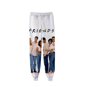 Przyjaciele programy telewizyjne 3D drukowane spodnie dresowe modne spodnie do joggera streetwear hip hop szczupły kpop mężczyźni kobiety ciepłe spodnie 338n