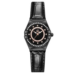 Orologio da donna orologi di alta qualità Business di lusso a cinghia con diamante watch impermeabile da 30 mm orologio s4