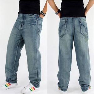 2015 New Fashion Popular skateboard pants baggy jeans Street dance Men's Hip Hop Leisure pants Trousers large size 30-46 -028258T