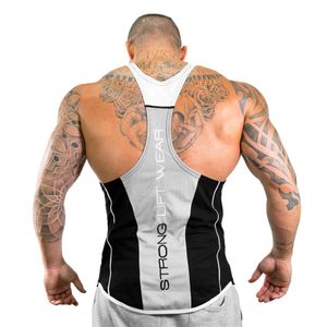 MarchWind Brand Designer Tank Tops Men Gym Workout Fitness Seveless Shirt Male Summer Cotton Shirt Casual Singlet Vest Clot278C