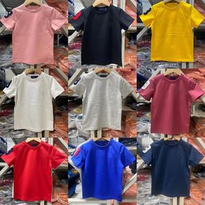 Designer barn broderier ralphs polos t-shirt flickor pojkar ungdomar barns avslappnade småbarn topp polos tshirts pojke tjej ärm homme l266c