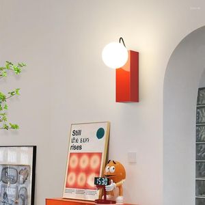 Lâmpada de parede quarto cabeceira designer criativo simples moderno corredor decoração sala estar fundo lam