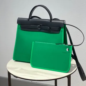 Totes borsa griffata borsa tote grande borsa griffata borsa borse di alta qualità per donna zaino borsa di tela vintage zaino da viaggio con scatola zaino Borsa da donna morbida verde