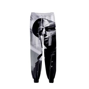 Mf doom calças unissex 3d jogger calça feminina harajuku sweatpants 2021 rip americano rapper moda calças oversized222h