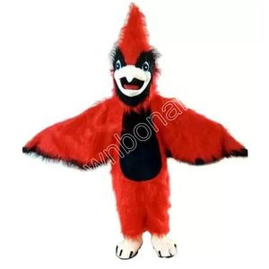 Костюм талисмана Red Eagle Bird для взрослых, необычный костюм на заказ, нарядное платье на тему мультфильма, рекламная одежда
