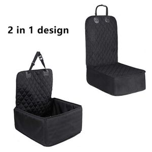 Pet Car Seat Cover 2 i 1 Protector Transporter Waterproof Cat Basket Hammock för Dogs268m