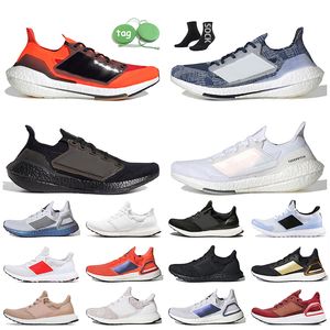 Ultraboosts 22 20 19 Ultra 4.0 DNA Laufschuhe auf Wolkenweiß Schwarz Sohle Damen Herren Mesh Trainer Tech Indigo OG Original Tennis Runners Jogging Walking Sneakers