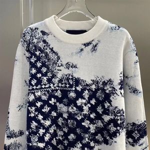 Mens hoodies designer tröja tröjor brev jacquard löshet långärmad tröja pullover casual crewneck tryckt höst till193o