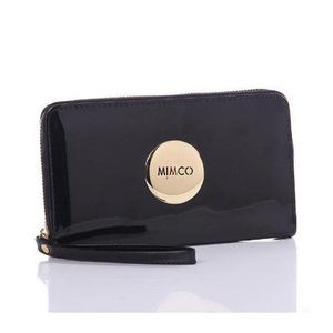 Designer mimco carteira feminina bolsa de couro do plutônio marca carteiras grande capacidade maquiagem cosméticos sacos senhoras clássico compras noite bag270h