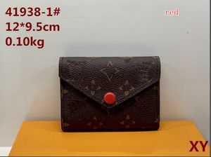 Luxurys designers moda pu couro dobrável carteira bonito moeda bolsa feminina titular do cartão de crédito bolsa crossbody saco iu