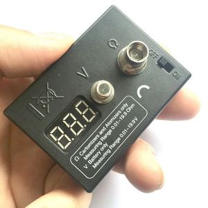 Ohm meter resistance tester digital testing machine black micro reader for 510 808D M7 M8 thread battery voltage other thread etc wholesale