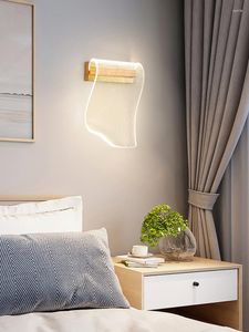 Wandlampe moderne einfache Schlafzimmerbett kleine nordische kreative Licht Luxus hoher Sinn für Wohnzimmer Hintergrundlampen